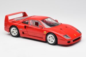 Ferrari F40 Червен Hot Wheels 1:18 23911 Метал — снимка 6 от 8