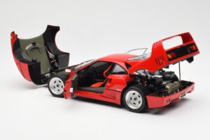 Ferrari F40 Червен Kyosho 1:18 08416R2 Метал — снимка 7 от 10