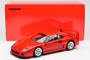 Ferrari F40 Червен Kyosho 1:18 08416R2 Метал — снимка 10 от 10
