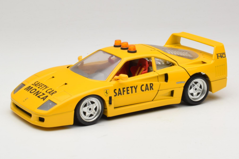 Ferrari F40 Safety Car Жълт Bburago 1:18 3032-Y2 Метал
