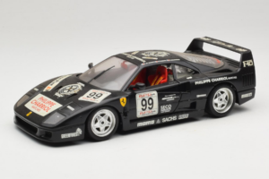 Ferrari F40 Seco #99 Lesseps / Charriol / Balandras Черен Bburago 1:18 3032-B3 Метал