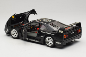 Ferrari F40 Seco #99 Lesseps / Charriol / Balandras Черен Bburago 1:18 3032-B3 Метал — снимка 5 от 8