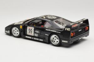 Ferrari F40 Seco #99 Lesseps / Charriol / Balandras Черен Bburago 1:18 3032-B3 Метал — снимка 7 от 8