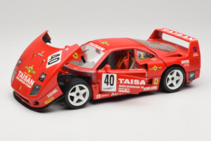 Ferrari F40 #40 T. Ohta / A. Reid Taisan Червен 1987 Bburago 1:18 3022-T1 Метал — снимка 2 от 8