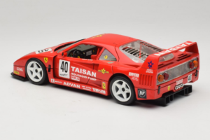 Ferrari F40 #40 T. Ohta / A. Reid Taisan Червен 1987 Bburago 1:18 3022-T1 Метал — снимка 7 от 8