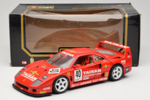 Ferrari F40 #40 T. Ohta / A. Reid Taisan Червен 1987 Bburago 1:18 3022-T1 Метал — снимка 8 от 8