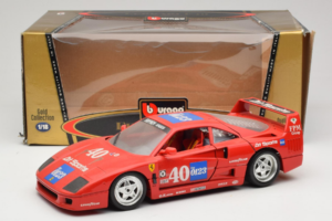 Ferrari F40 #40 the0123 Червен 1987 Bburago 1:18 3332-P5 Метал — снимка 8 от 8