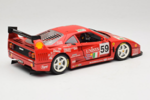Ferrari F40 LM Unisys #59 Ota / P. Nappi / R. Donovan 24 Hours of Le Mans 1996 Bburago 1:18 3032-U1 Метал — снимка 3 от 8