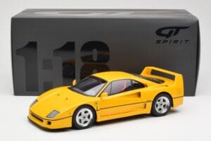 Ferrari F40 Жълт GT Spirit 1:18 GT839 Смола — снимка 6 от 6