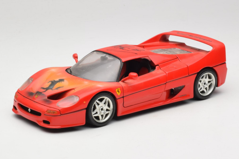 Ferrari F50 Braccio & Gotz M. Schumacher Издание с Автограф Bburago 1:18 MS Метал