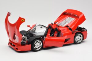 Ferrari F50 Кабриолет Червен Bburago 1:18 3352 Метал — снимка 2 от 8