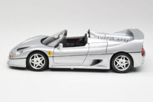 Ferrari F50 Кабриолет Сребрист Bburago 1:18 3372 Метал — снимка 4 от 8