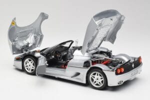 Ferrari F50 Кабриолет Сребрист Bburago 1:18 3372 Метал — снимка 5 от 8