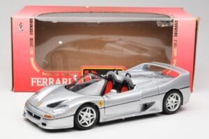 Ferrari F50 Кабриолет Сребрист Bburago 1:18 3372 Метал — снимка 8 от 8
