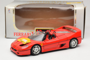 Ferrari F50 Кабриолет 50 Jahre Ferrari 24 Jahre Bburago FMC Червен Bburago 1:18 3352-P1 Метал — снимка 8 от 8