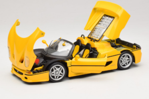 Ferrari F50 Кабриолет Shell Жълт Maisto 1:18 3076-Y2 Метал — снимка 2 от 8