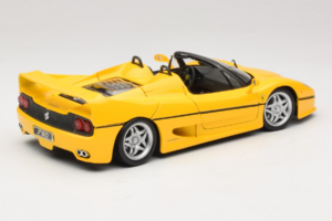 Ferrari F50 Кабриолет Shell Жълт Maisto 1:18 3076-Y2 Метал — снимка 3 от 8