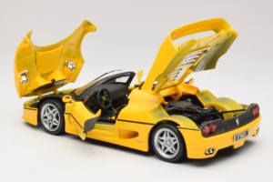 Ferrari F50 Кабриолет Shell Жълт Maisto 1:18 3076-Y2 Метал — снимка 5 от 8