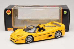 Ferrari F50 Кабриолет Shell Жълт Maisto 1:18 3076-Y2 Метал — снимка 8 от 8