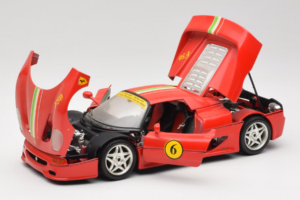 Ferrari F50 Coupe #6 Червен с Италиански Флаг Bburago 1:18 3382-P1 Метал — снимка 2 от 8