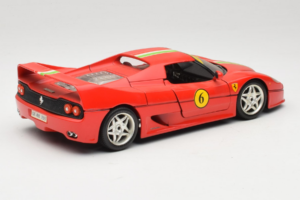 Ferrari F50 Coupe #6 Червен с Италиански Флаг Bburago 1:18 3382-P1 Метал — снимка 3 от 8