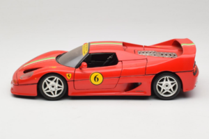 Ferrari F50 Coupe #6 Червен с Италиански Флаг Bburago 1:18 3382-P1 Метал — снимка 4 от 8