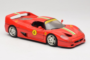 Ferrari F50 Coupe #6 Червен с Италиански Флаг Bburago 1:18 3382-P1 Метал — снимка 6 от 8