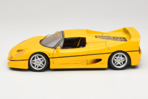 Ferrari F50 Coupe Shell Жълт Maisto 1:18 3076-Y1 Метал — снимка 4 от 8