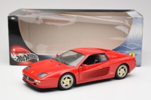 Ferrari F512 M Червен Hot Wheels 1:18 29758 Метал — снимка 8 от 8