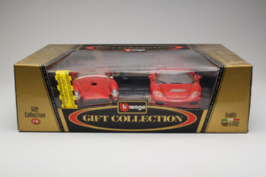 Ferrari Gift Set 250 Testa Rossa & 360 Modena Challenge Червен Bburago 1:18 GC001 Метал — снимка 2 от 2