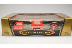 Ferrari Promo Set F40 550 Maranello Scuderia Ferrari F310 F1 1996 Bburago 1:18 FERRARI001 Метал — снимка 2 от 2
