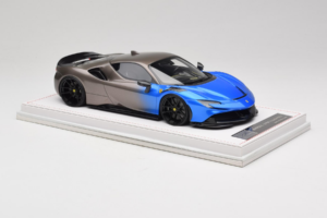 Ferrari SF90 Novitec Blue Grey Metallic IVY 1:18 REMC029 Смола — снимка 4 от 7