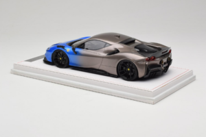 Ferrari SF90 Novitec Blue Grey Metallic IVY 1:18 REMC029 Смола — снимка 5 от 7