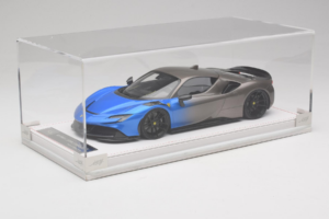 Ferrari SF90 Novitec Blue Grey Metallic IVY 1:18 REMC029 Смола — снимка 6 от 7