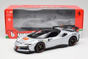 Ferrari SF90 XX Stradale Arctic White Bburago 1:18 18-16020W Метал — снимка 8 от 8