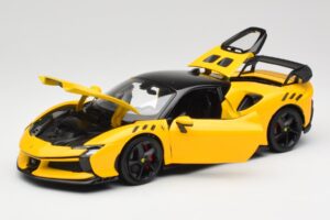 Ferrari SF90 XX Stradale Giallo Modena Bburago 1:18 18-16020Y Метал — снимка 2 от 8