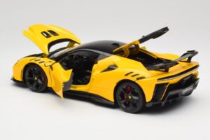 Ferrari SF90 XX Stradale Giallo Modena Bburago 1:18 18-16020Y Метал — снимка 5 от 8