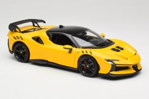 Ferrari SF90 XX Stradale Giallo Modena Bburago 1:18 18-16020Y Метал — снимка 6 от 8