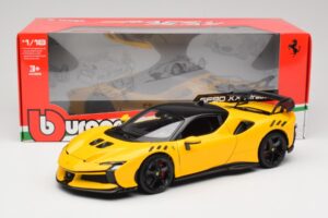 Ferrari SF90 XX Stradale Giallo Modena Bburago 1:18 18-16020Y Метал — снимка 8 от 8