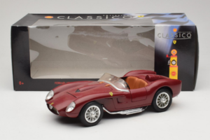 Ferrari Testa Rossa Тъмночервен Shell Shell 1:18 40026 Метал — снимка 8 от 8