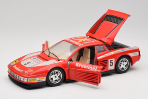 Ferrari Testarossa Brummel #5 Червен 1984 Bburago 1:18 3004-P1 Метал — снимка 2 от 8