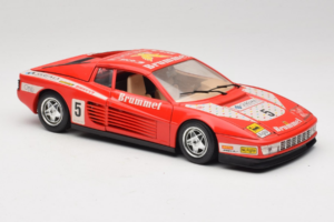 Ferrari Testarossa Brummel #5 Червен 1984 Bburago 1:18 3004-P1 Метал — снимка 6 от 8