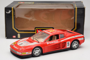 Ferrari Testarossa Brummel #5 Червен 1984 Bburago 1:18 3004-P1 Метал — снимка 8 от 8