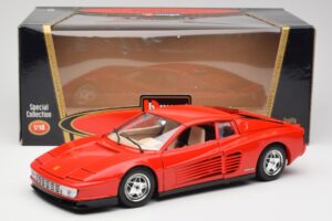 Ferrari Testarossa Червен Bburago 1:18 3019 Метал — снимка 8 от 8