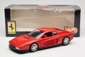 Ferrari Testarossa Червен Hot Wheels 1:18 23918 Метал — снимка 8 от 8