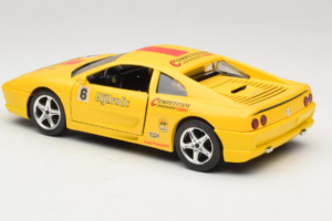 Ferrari F355 Berlinetta Racing Жълт Solido 1:18 9009-Y1 Метал — снимка 7 от 8