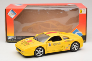 Ferrari F355 Berlinetta Racing Жълт Solido 1:18 9009-Y1 Метал — снимка 8 от 8