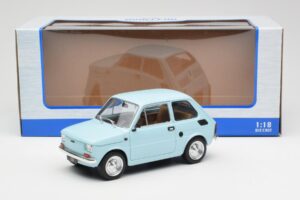 Fiat 126 Светлосин MCG 1:18 MCG18415 Метал — снимка 6 от 6