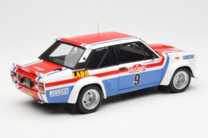 Fiat 131 Abarth Fiat France #9 J-C. Andruet / C. Delferrier Winner Rally Sanremo 1977 Kyosho 1:18 08375A Метал — снимка 3 от 8