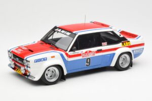 Fiat 131 Abarth Fiat France #9 J-C. Andruet / C. Delferrier Winner Rally Sanremo 1977 Kyosho 1:18 08375A Метал